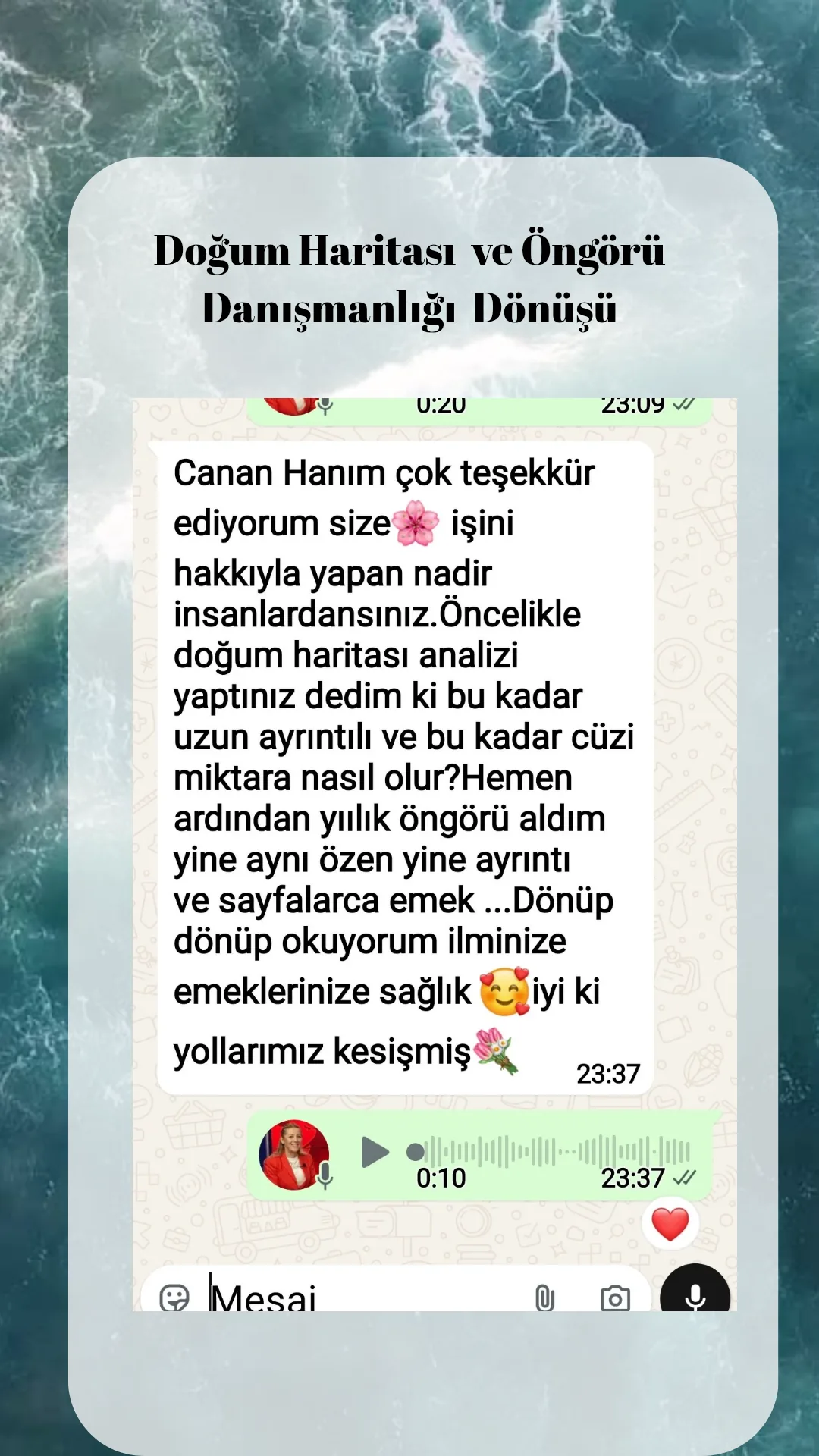 Danışan Dönüşü